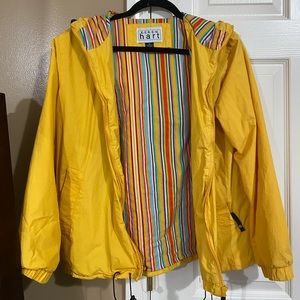 Vintage looking YELLOW MEDIUM RAIN JACKET